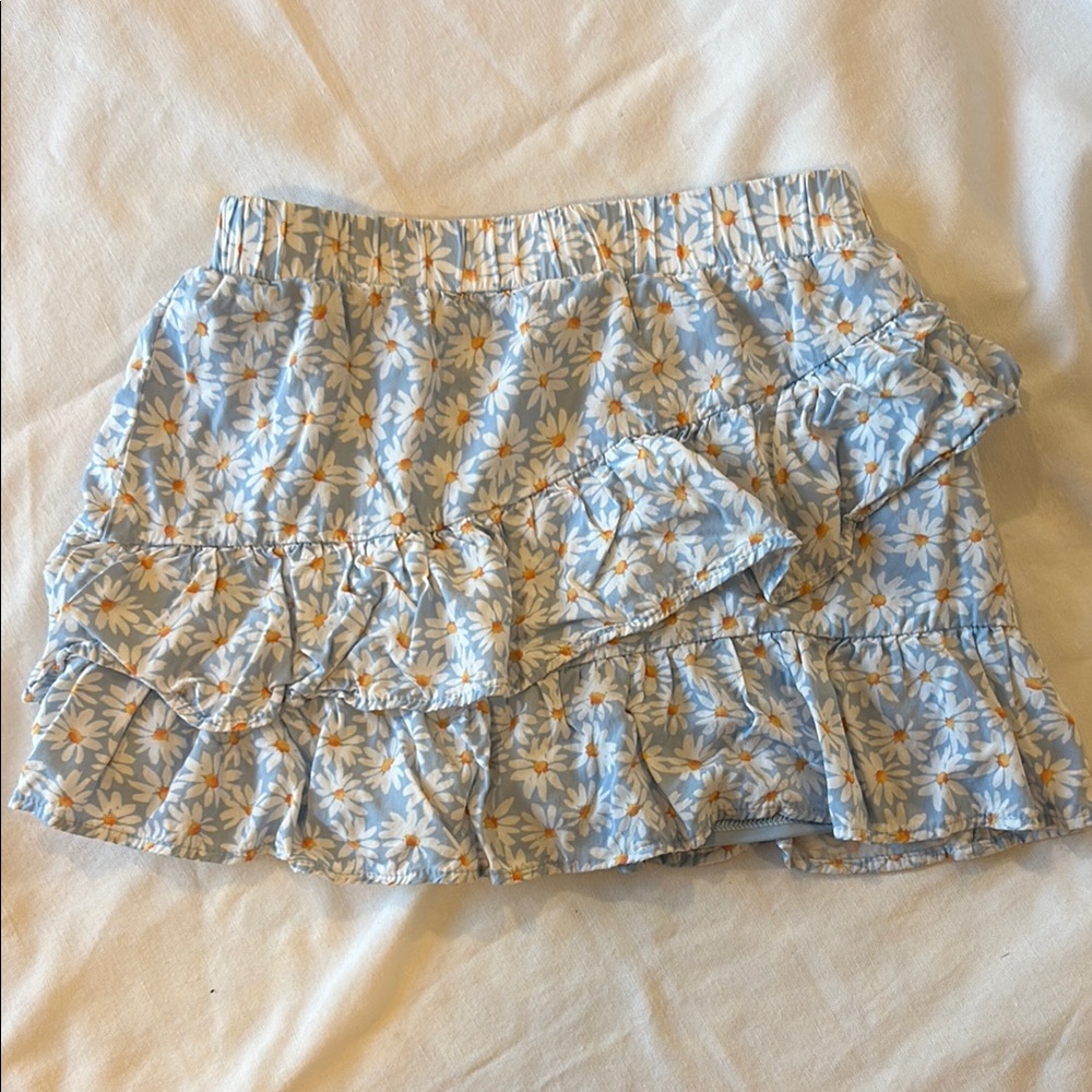 Art Class Mini Skirt with Ruffles